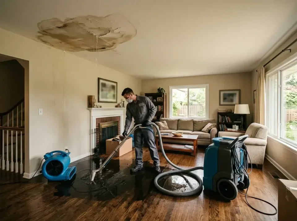 attic-pipe-burst-ceiling-drip-008 — frequently asked questions, Water Damage Restoration & Carpet Care in Reidsville, NC
